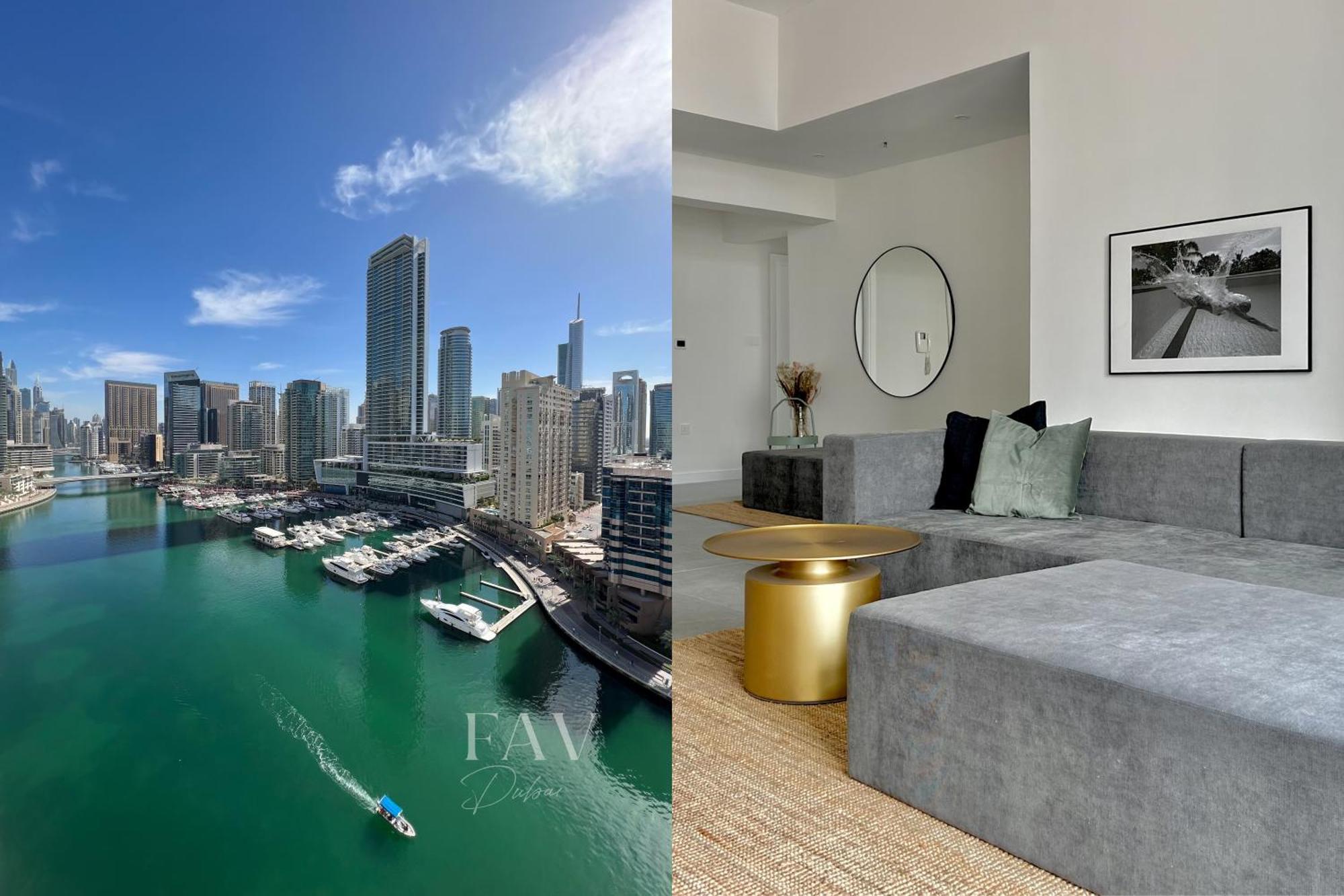 Favdubai Presents Cozy 2br Just A Few Steps To Jbr & Bla Bla With Amazing Marina Yachts View, Pool & Gym & Parking Housekeeping Service Upon Request Enjoy The Part Of Apartment Dubai