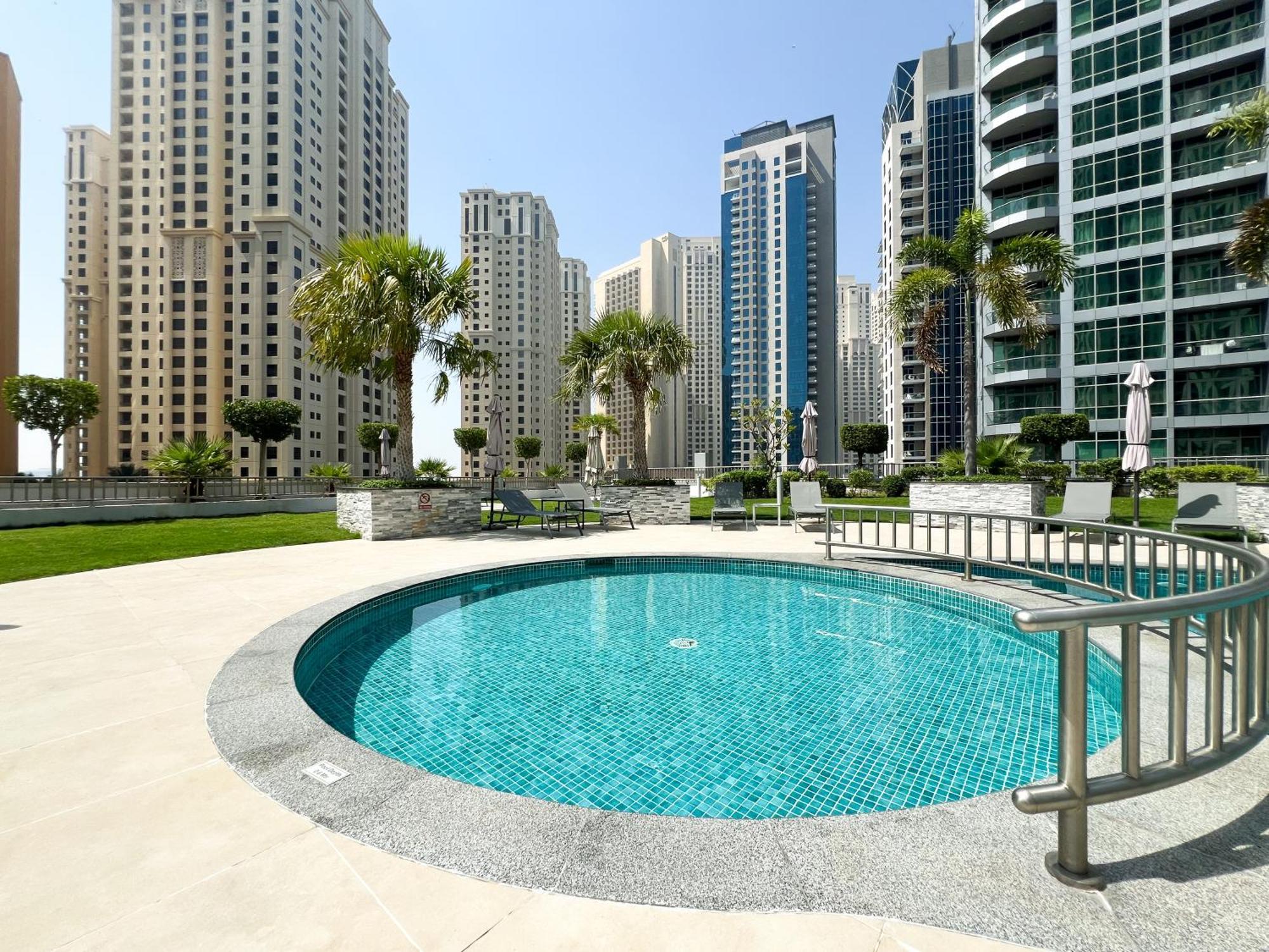 Favdubai Presents Cozy 2br Just A Few Steps To Jbr & Bla Bla With Amazing Marina Yachts View, Pool & Gym & Parking Housekeeping Service Upon Request Enjoy The Part Of Apartment Dubai